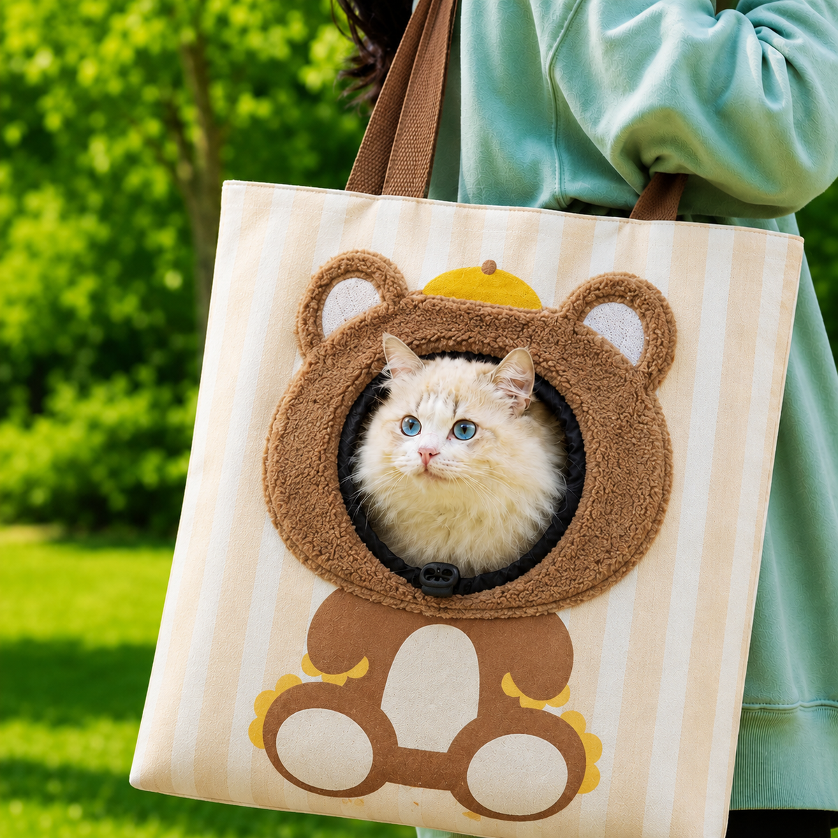 Peek-Out Pet Travel Tote – Light & Portable