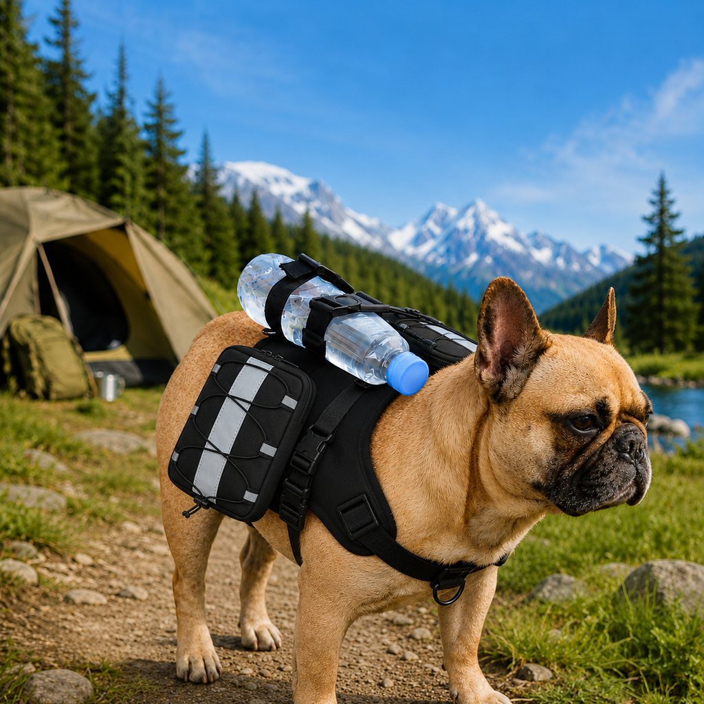 Dog Backpack Harness – Reflective Saddle Bag Vest