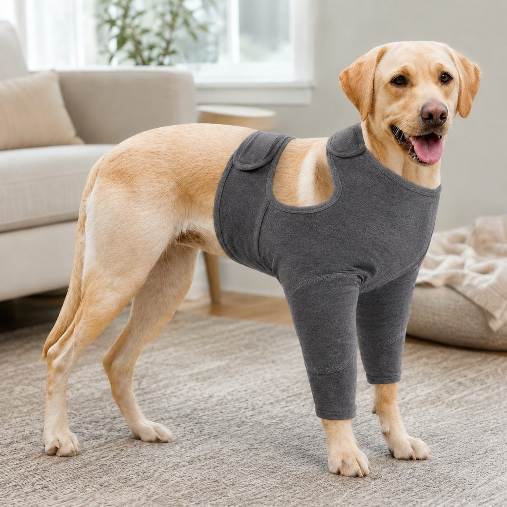 Dog Front Leg Recovery Suit – Helps Stop Licking