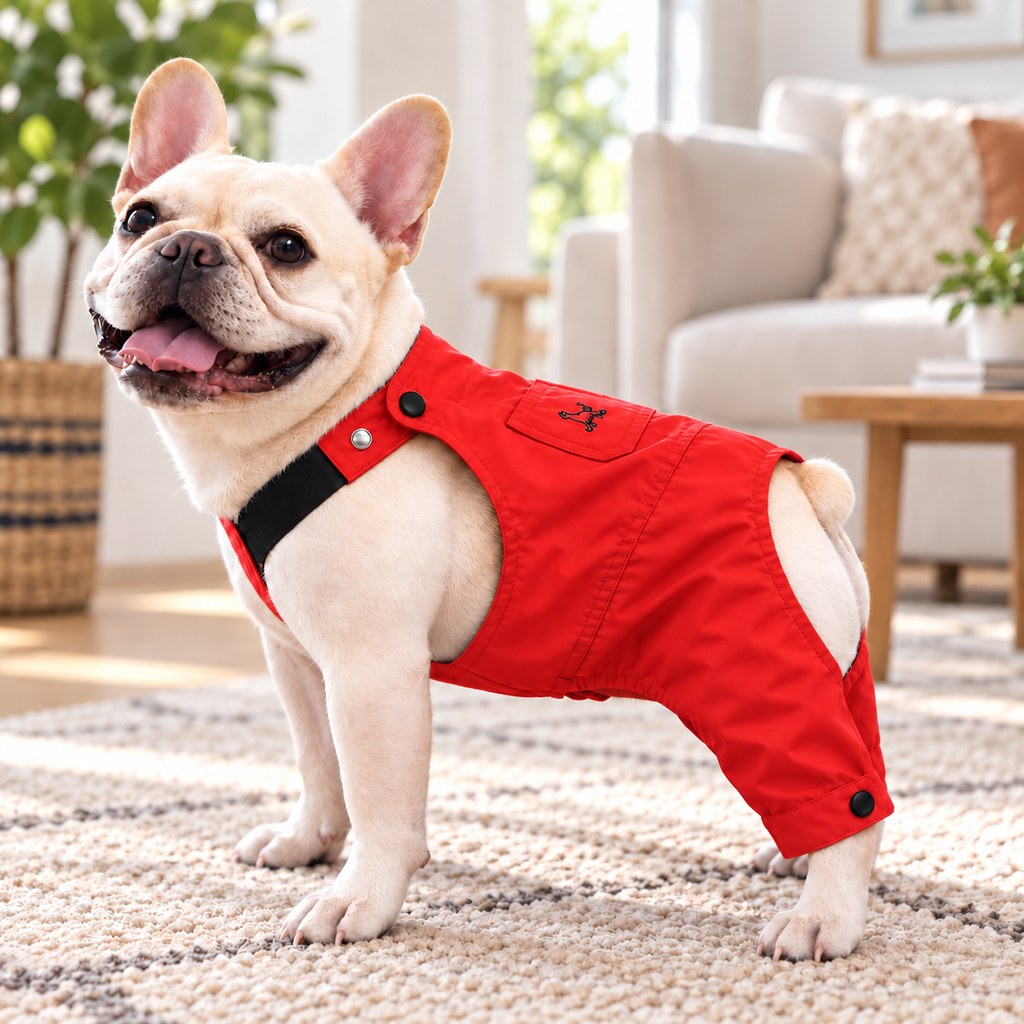 French Bulldog Overalls – Comfy Everyday Outfit