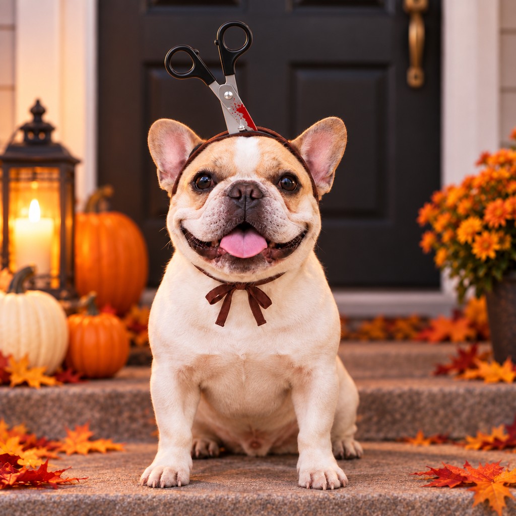 Halloween Pet Headwear – Quick Tie-On Costume Prop