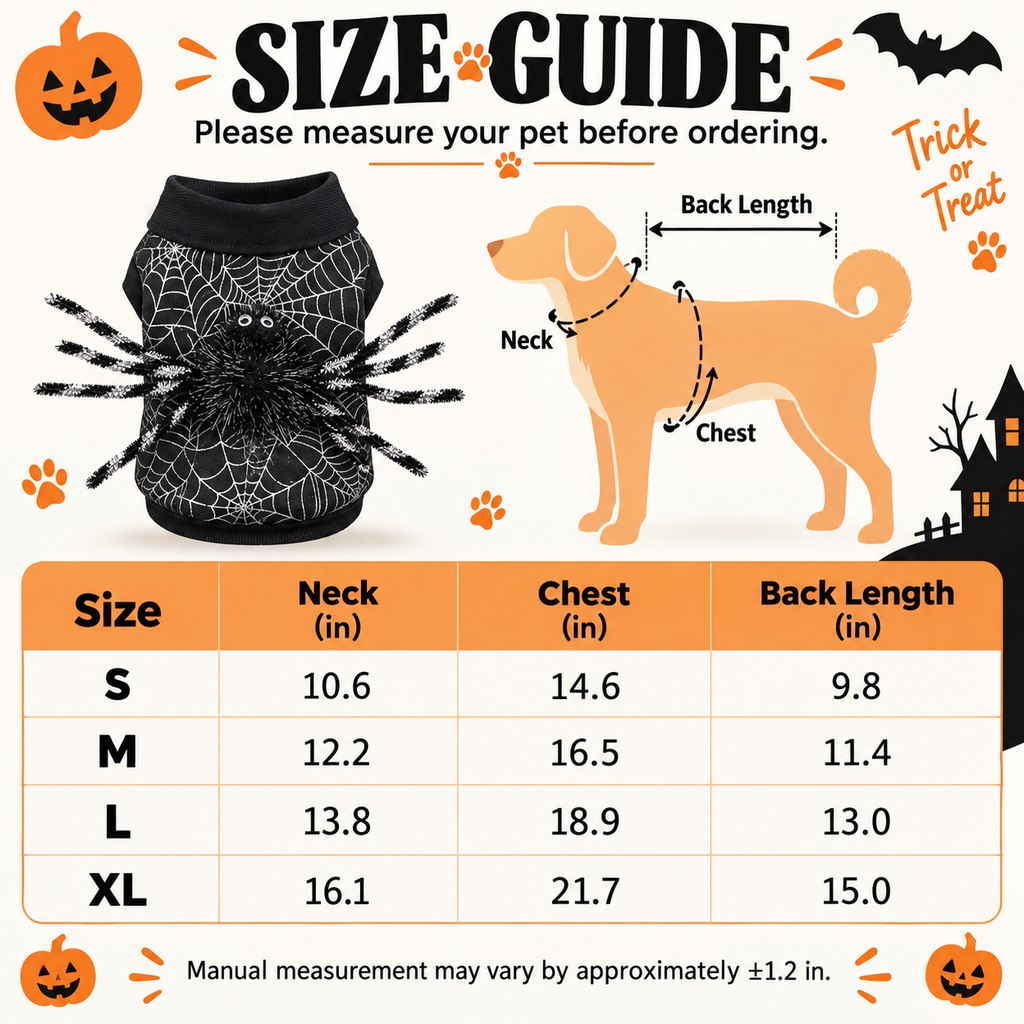 Spider Web Dog Costume – 3D Spider