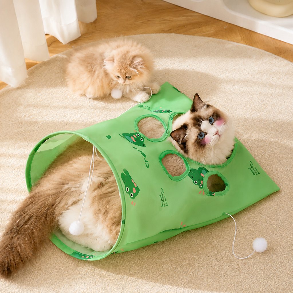 Cat Crinkle Play Sack – Hide & Pounce Fun