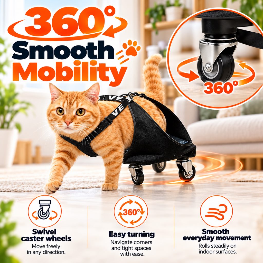 Rear Leg Pet Wheelchair – Mobility for Weak Hind Legs