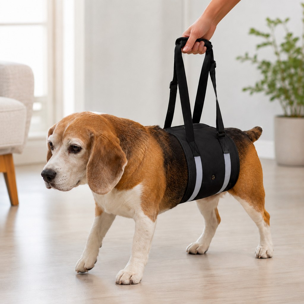 Reflective Dog Lift Sling – Belly Support for Mobility