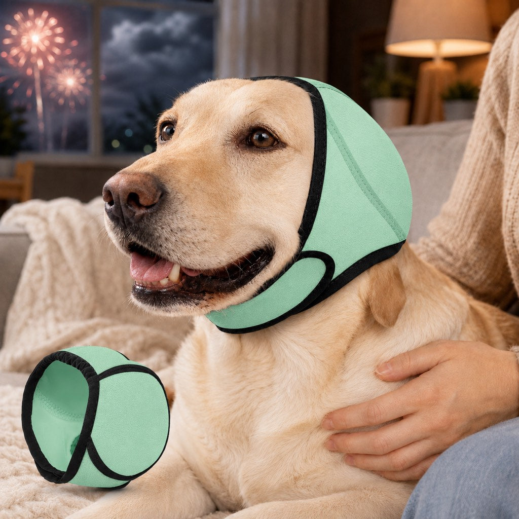 Dog Ear Cover – Keeps Water Out & Calms Noise Stress