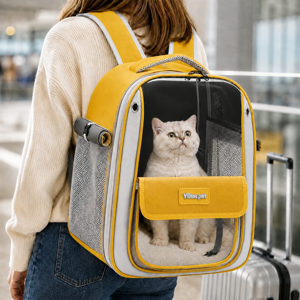Transparent Cat Backpack Carrier – Roomy & Breathable