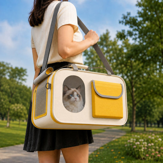 Large Breathable Pet Carrier – Roomy & Comfortable