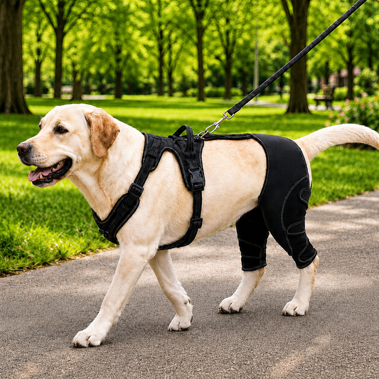Dual Rear Leg Brace with Harness – Hind Leg Stability