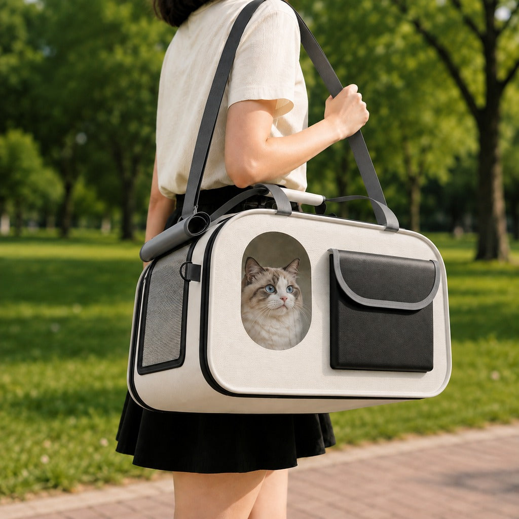 Large Breathable Pet Carrier – Roomy & Comfortable