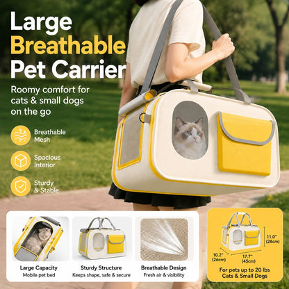 Large Breathable Pet Carrier – Roomy & Comfortable