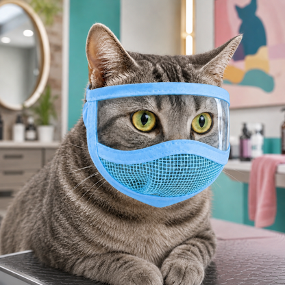 Clear-View Cat Grooming Shield – Bite-Free Nail Trims