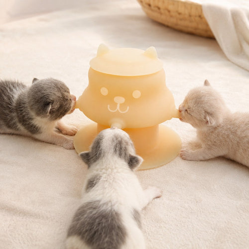 4-Nipple Nursing Feeder – Easy Kitten & Puppy Feeding