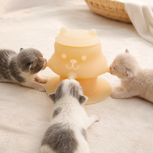 4-Nipple Nursing Feeder – Easy Kitten & Puppy Feeding