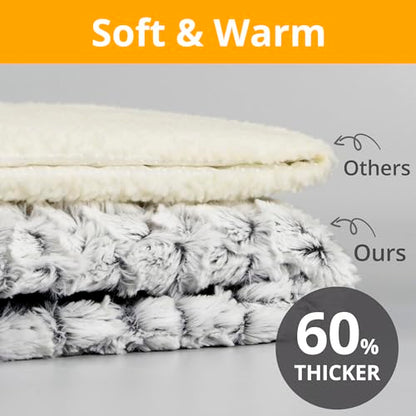 Self Heating Cat Bed Pad, 60 × 45 cm, Electric-Free Warmth, Non-Slip
