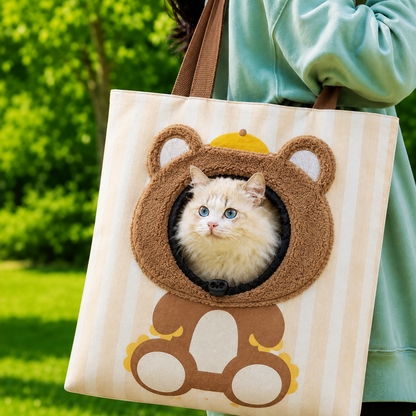 Peek-Out Pet Travel Tote – Light & Portable