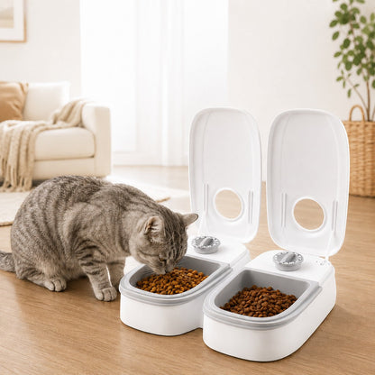 48-Hour Timed Pet Feeder – Scheduled Meals While Away
