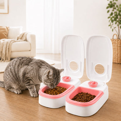 48-Hour Timed Pet Feeder – Scheduled Meals While Away