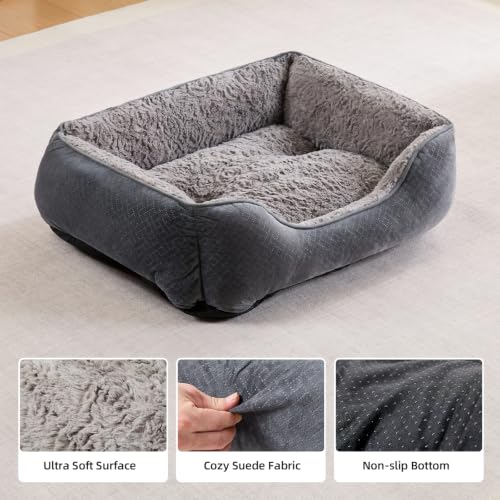 Dog Bed Medium Washable, Rectangle Dog Beds for Medium Large Dogs