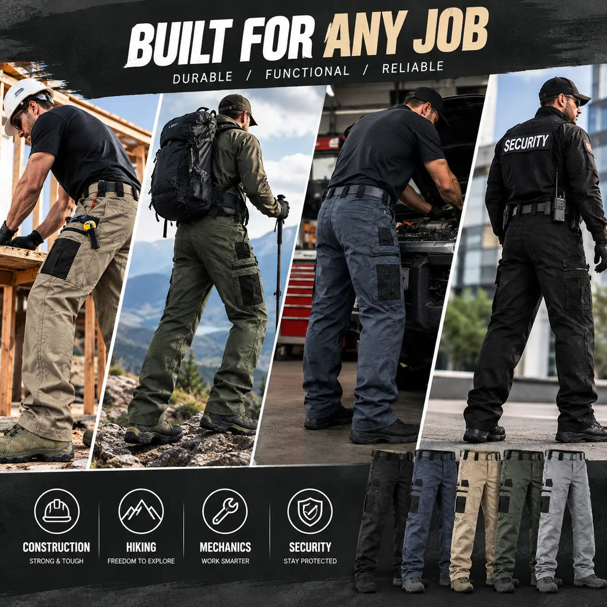 Men’s Tactical Work Pants