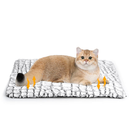 Self Heating Cat Bed Pad, 60 × 45 cm, Electric-Free Warmth, Non-Slip