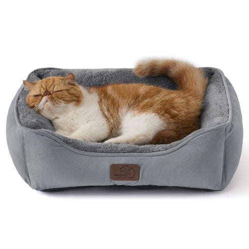 Bedsure Cat beds for Indoor Cats, Washable Small Cat Bed, 51x41cm