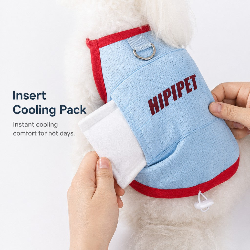 Dog Cooling Vest & Sun Hat Set – Cooler Summer Walks