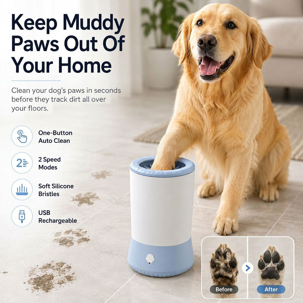 Electric Paw Cleaner Pro – Rechargeable Paw Washer