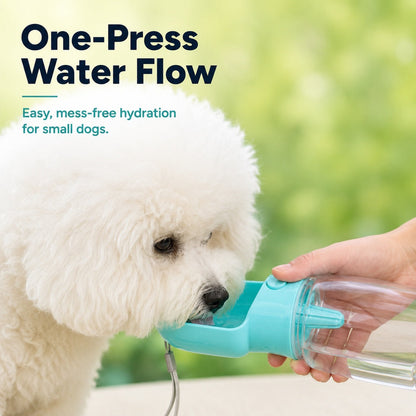 2-in-1 Pet Water & Food Bottle – Hydrate & Feed on Walks