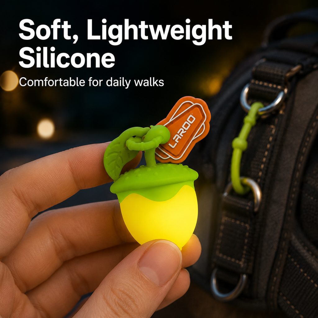 Acorn LED Pet Safety Light – Visible After Dark