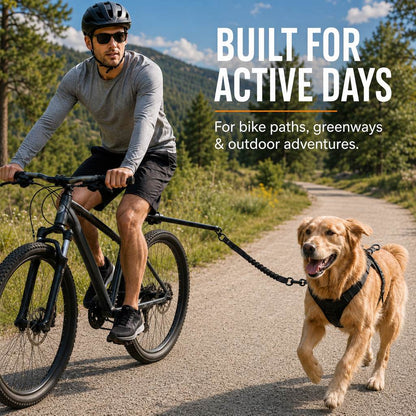 Hands-Free Dog Bike Leash – Safe Side-by-Side Runs