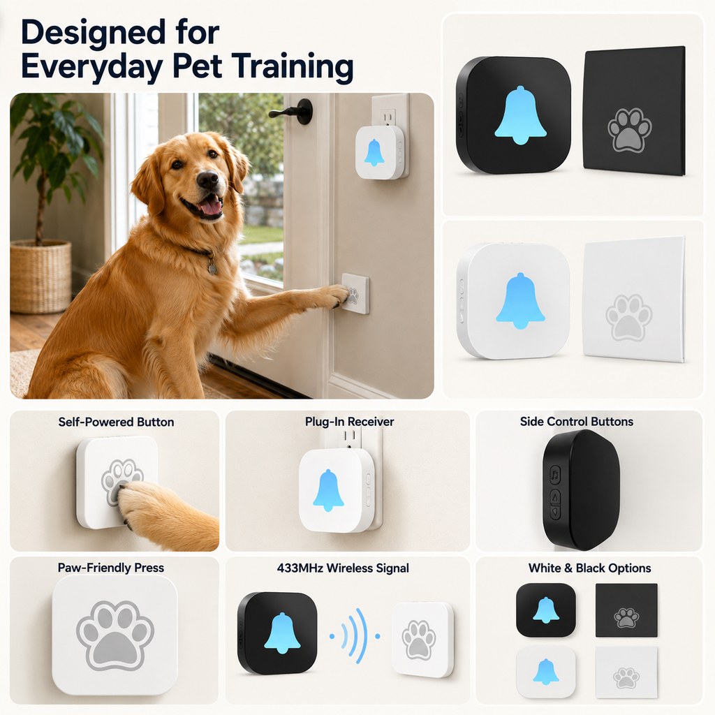 Wireless Dog Doorbell – Easy Potty Training
