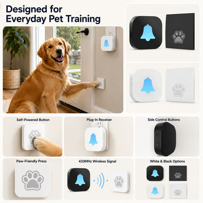 Wireless Dog Doorbell – Easy Potty Training