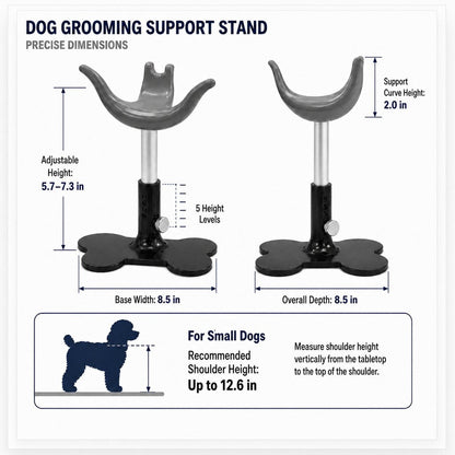 Dog Grooming Support Stand – Keeps Small Dogs Standing