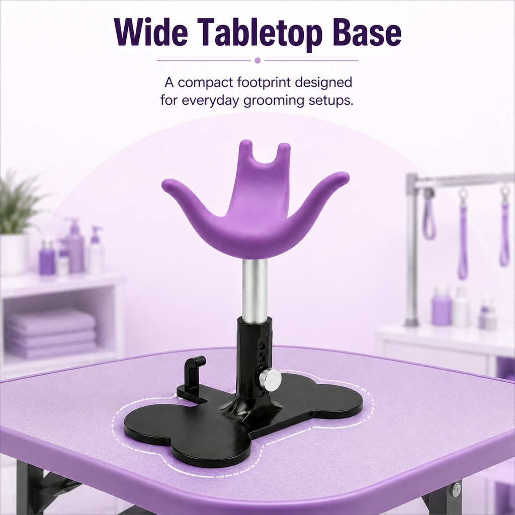 Dog Grooming Support Stand – Keeps Small Dogs Standing