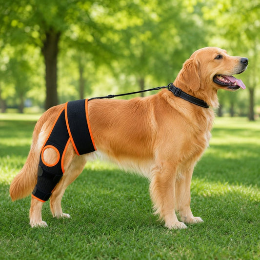 Dog Knee Brace with Support Strap – Reduces Slipping