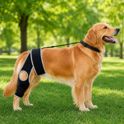 Dog Knee Brace with Support Strap – Reduces Slipping