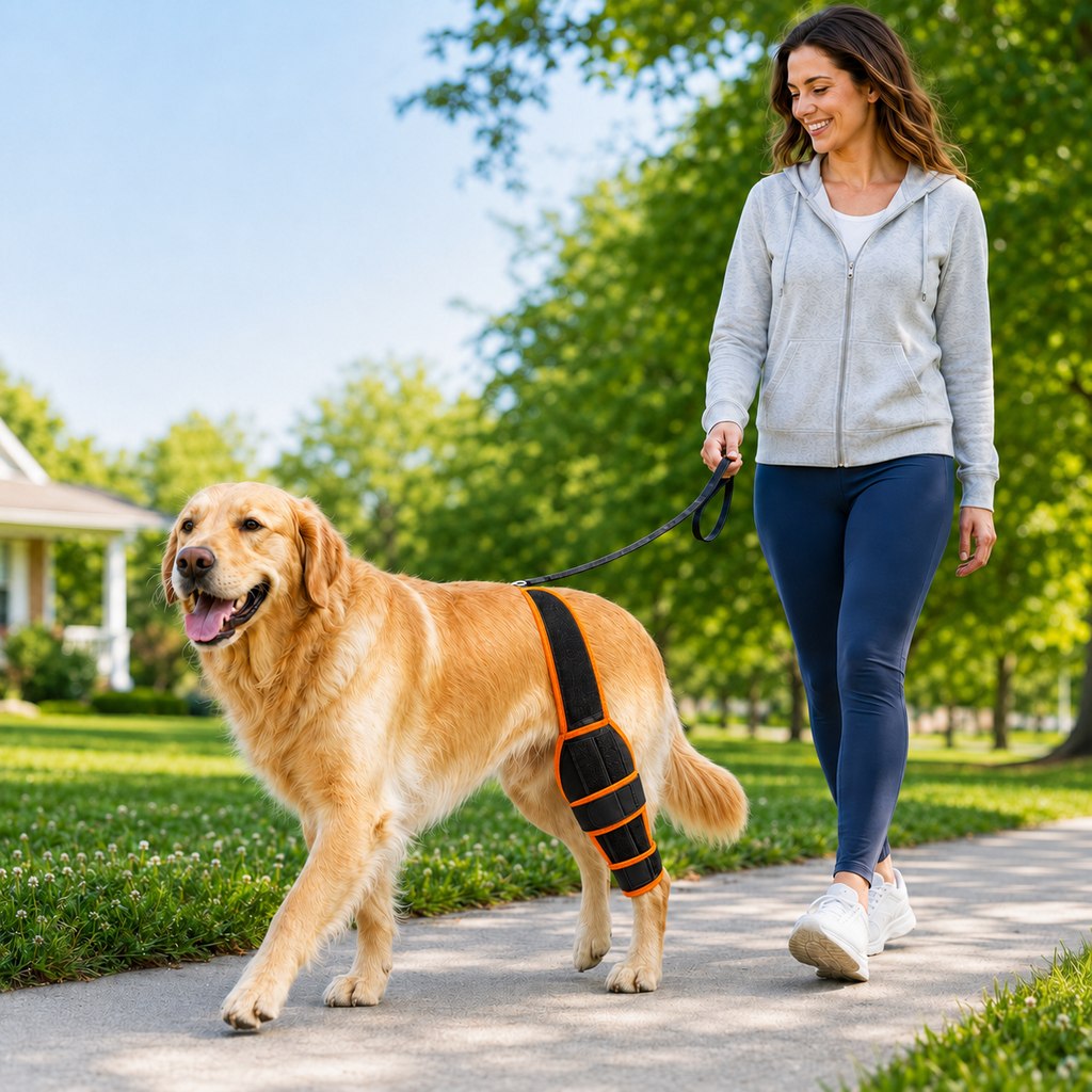 Adjustable Dog Leg Brace – Front or Hind Support