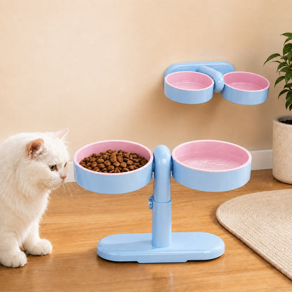 Wall-Mount or Freestanding Pet Bowl – Adjustable Height