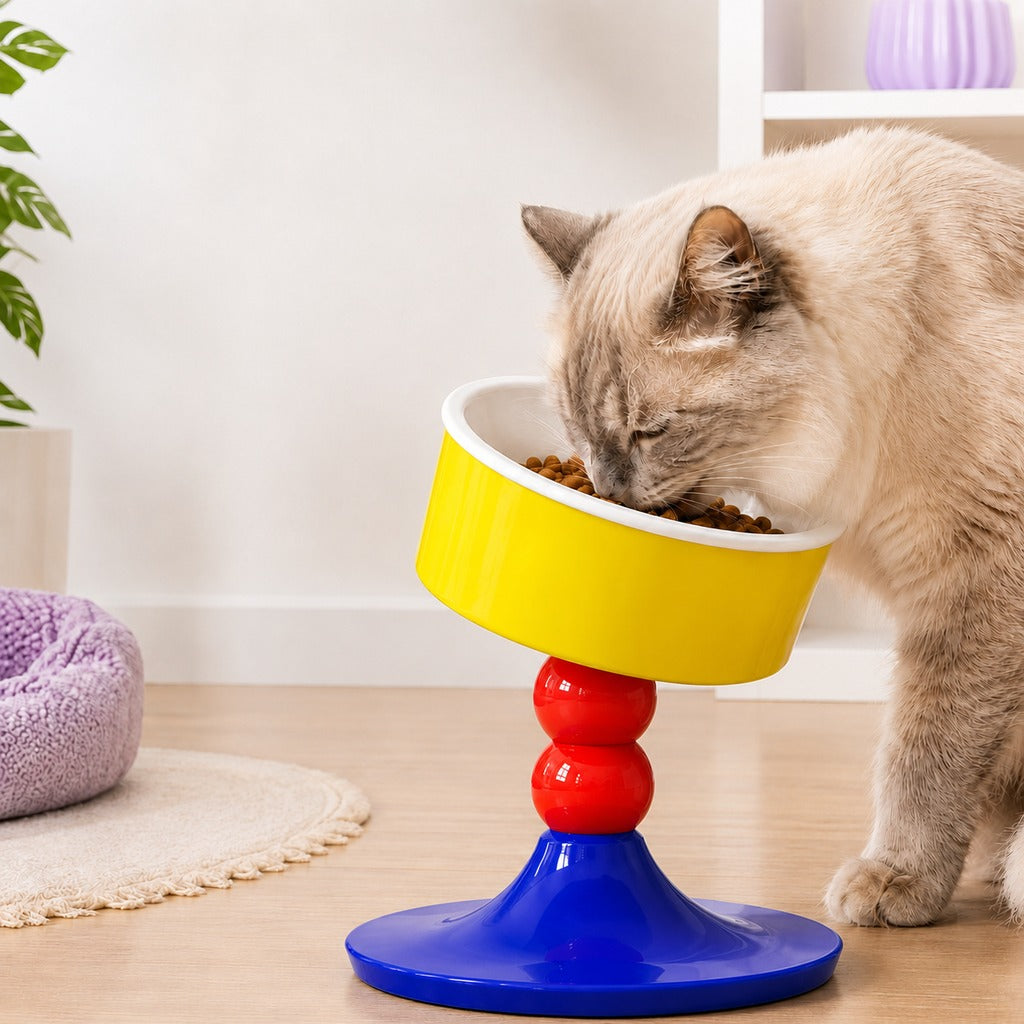 Adjustable Elevated Pet Bowl – 3 Height Modes