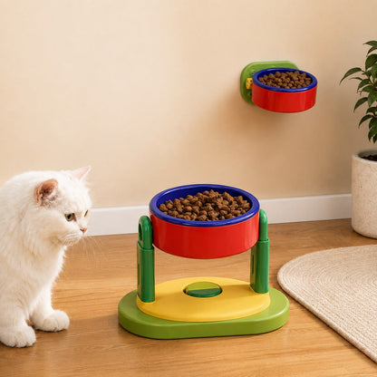 Wall-Mount or Freestanding Pet Bowl – Adjustable Height