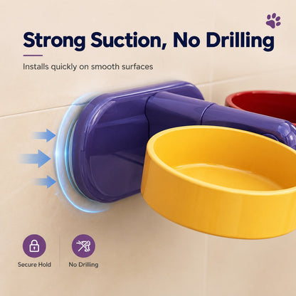 Wall-Mount or Freestanding Pet Bowl – Adjustable Height