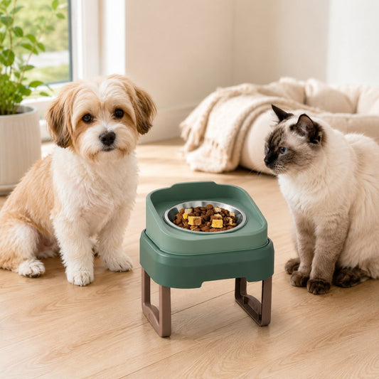 Elevated Slow Feeder Bowl – Slower Meals, Less Mess
