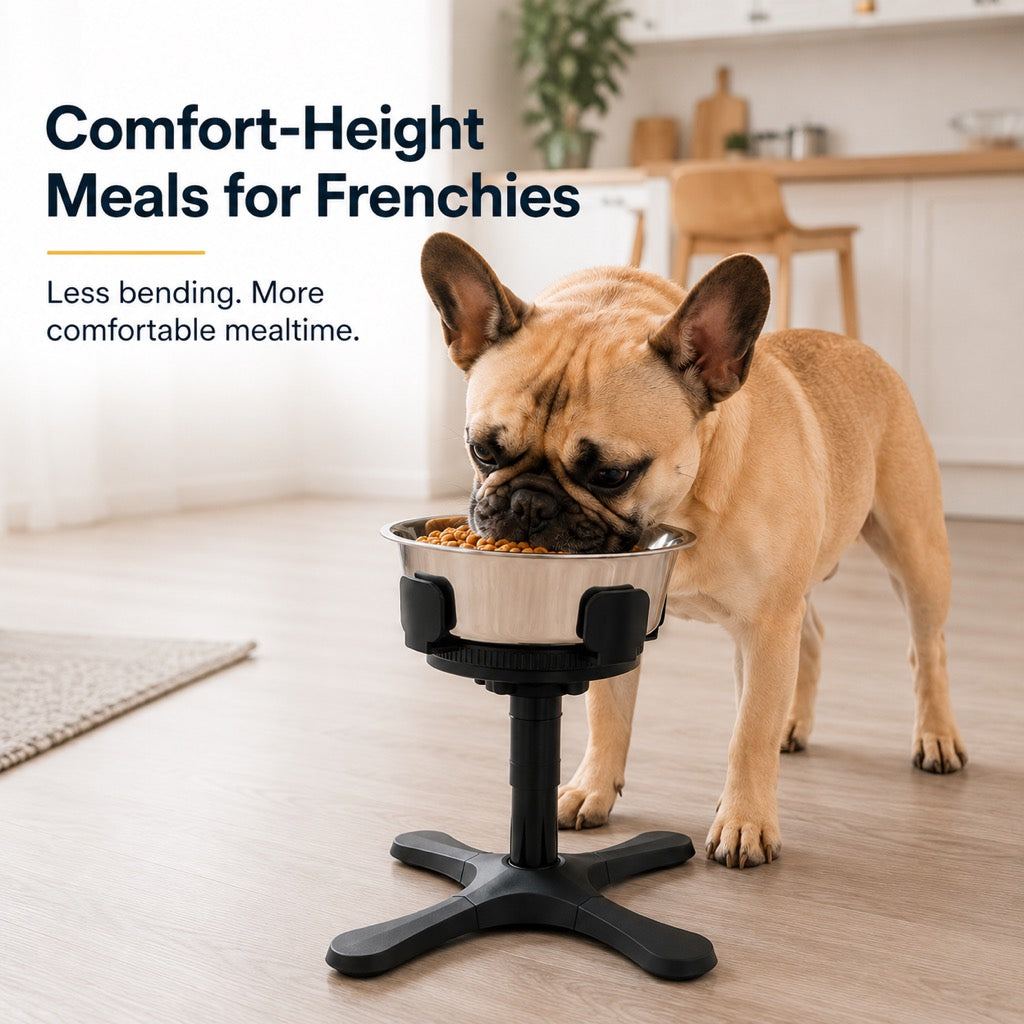 Tilted Elevated Dog Bowl – Less Neck Strain, Slow Feeding