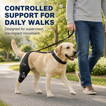 Hinged Dog Knee Brace – Rear Leg Support