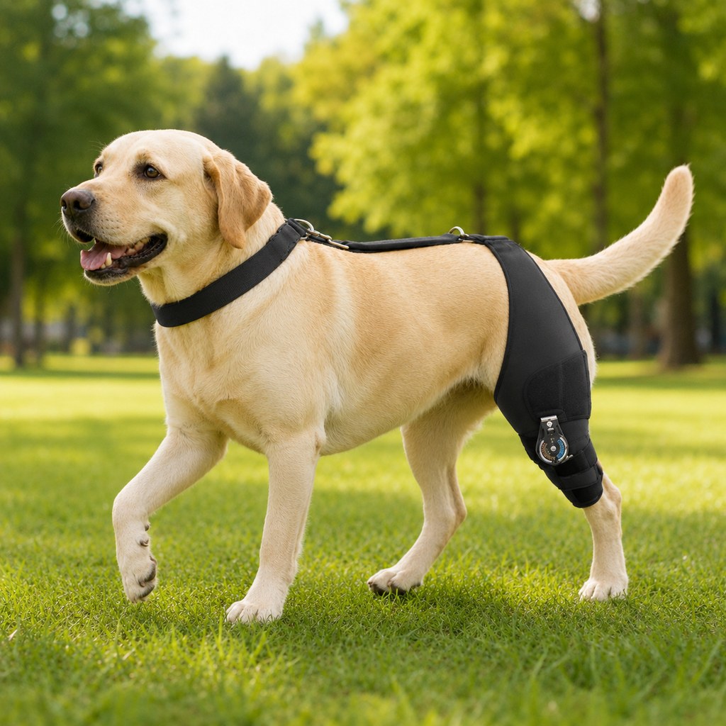 Hinged Dog Knee Brace – Rear Leg Support