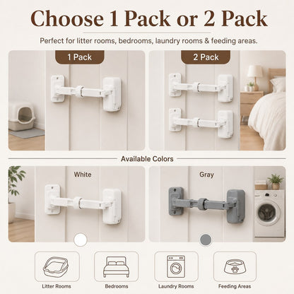 Adjustable Pet Door Latch – Cats In, Dogs Out