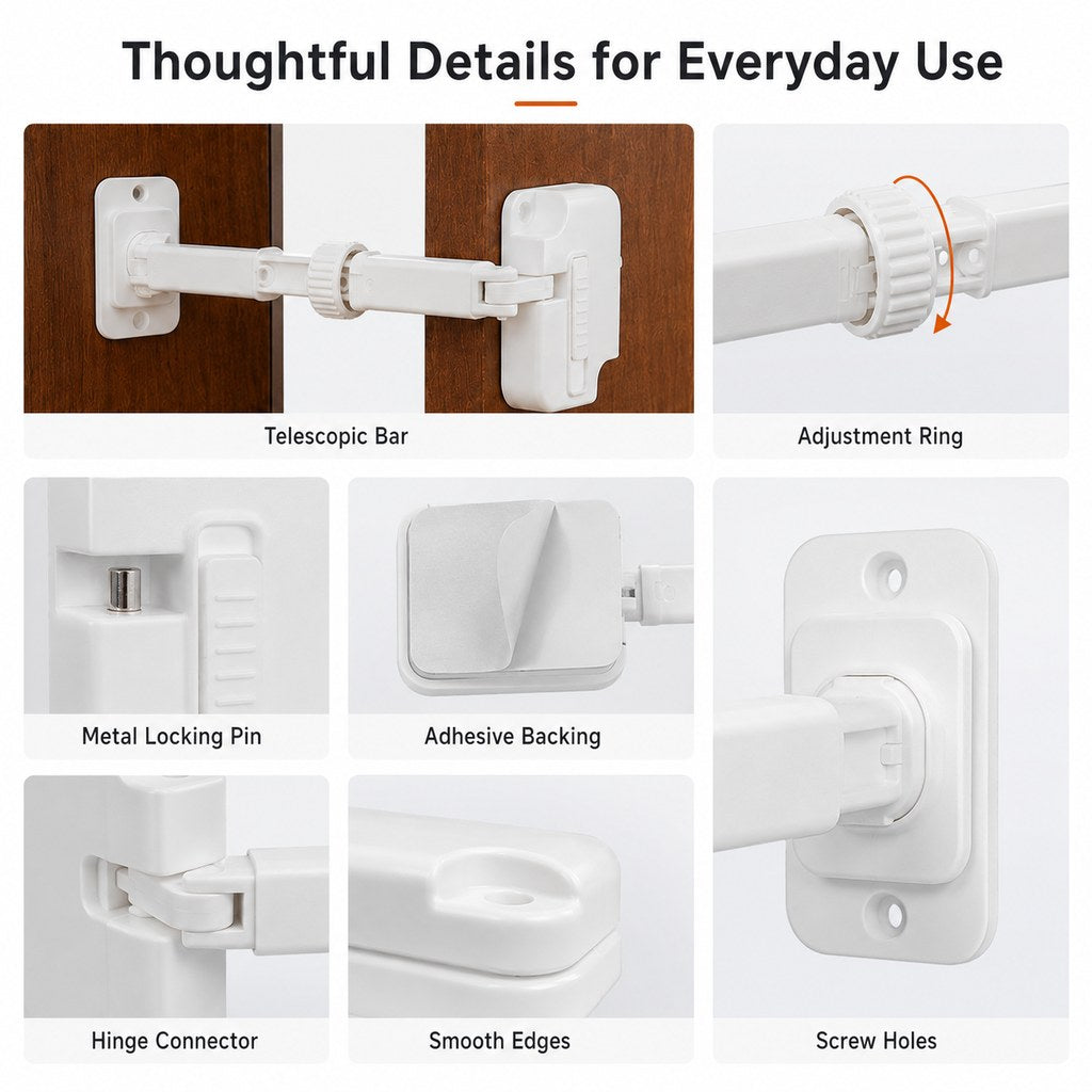 Adjustable Pet Door Latch – Cats In, Dogs Out