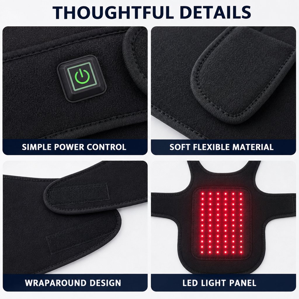 Red Light Pet Vest – Back, Hip & Joint Comfort