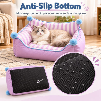 All-Season Pet Sofa Bed – Bolsters & Pillow